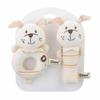 Gbee Organic Cotton Baby Rattle - Newborn Soothing Toy 0-1 Year