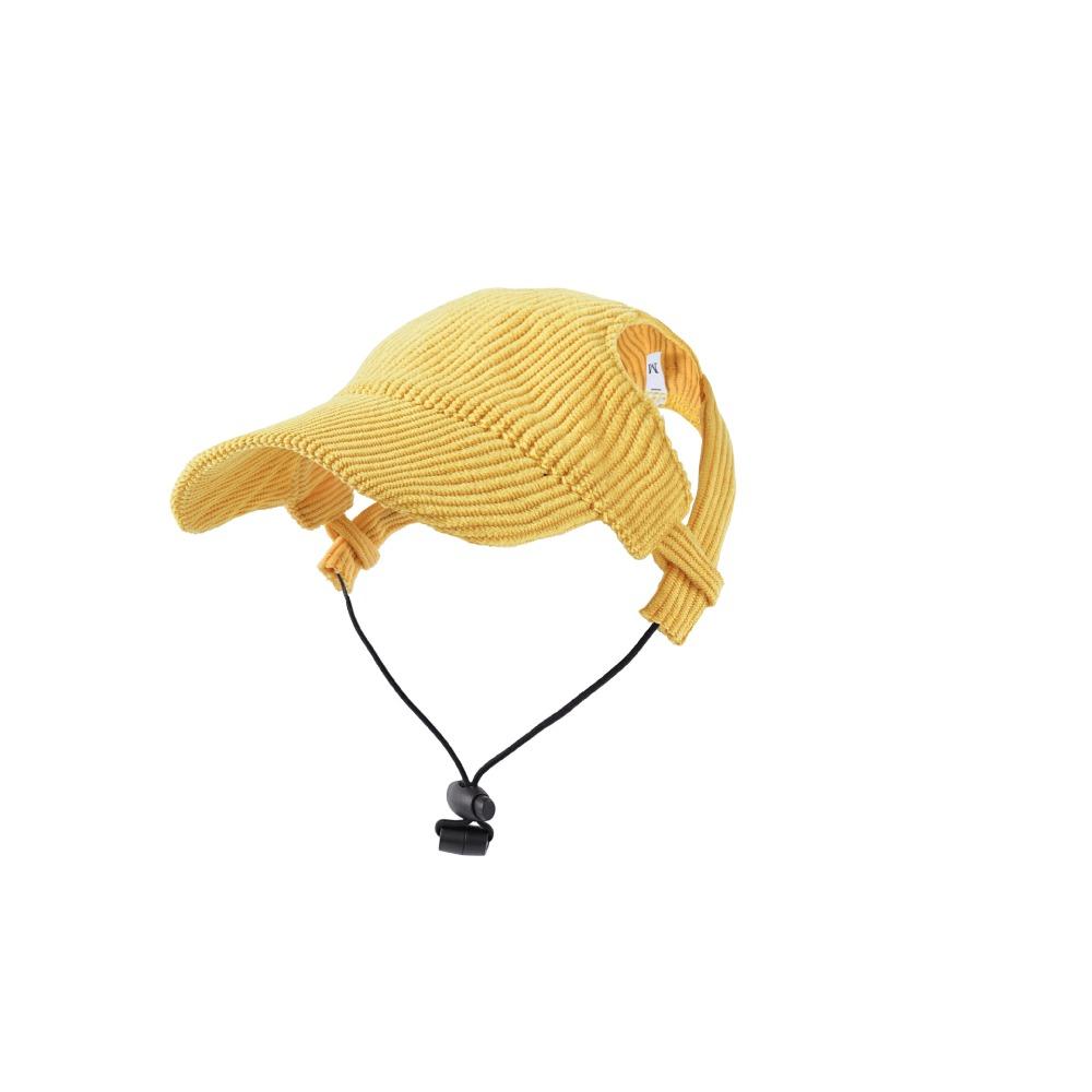 Breathable Pet Sun Hats Corduroy Cat Headwear Multi-color Dog Baseball Cap  Walking Hiking