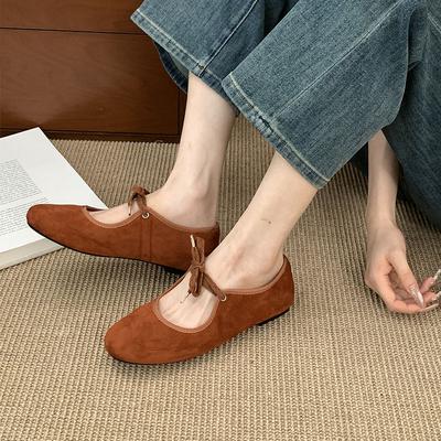 Fashion Female Soft Fashion Shallow Ladies Flats Slip On Shoes Butterfly-Knot Luxury Footwear Flats With Shoes For Women Lady