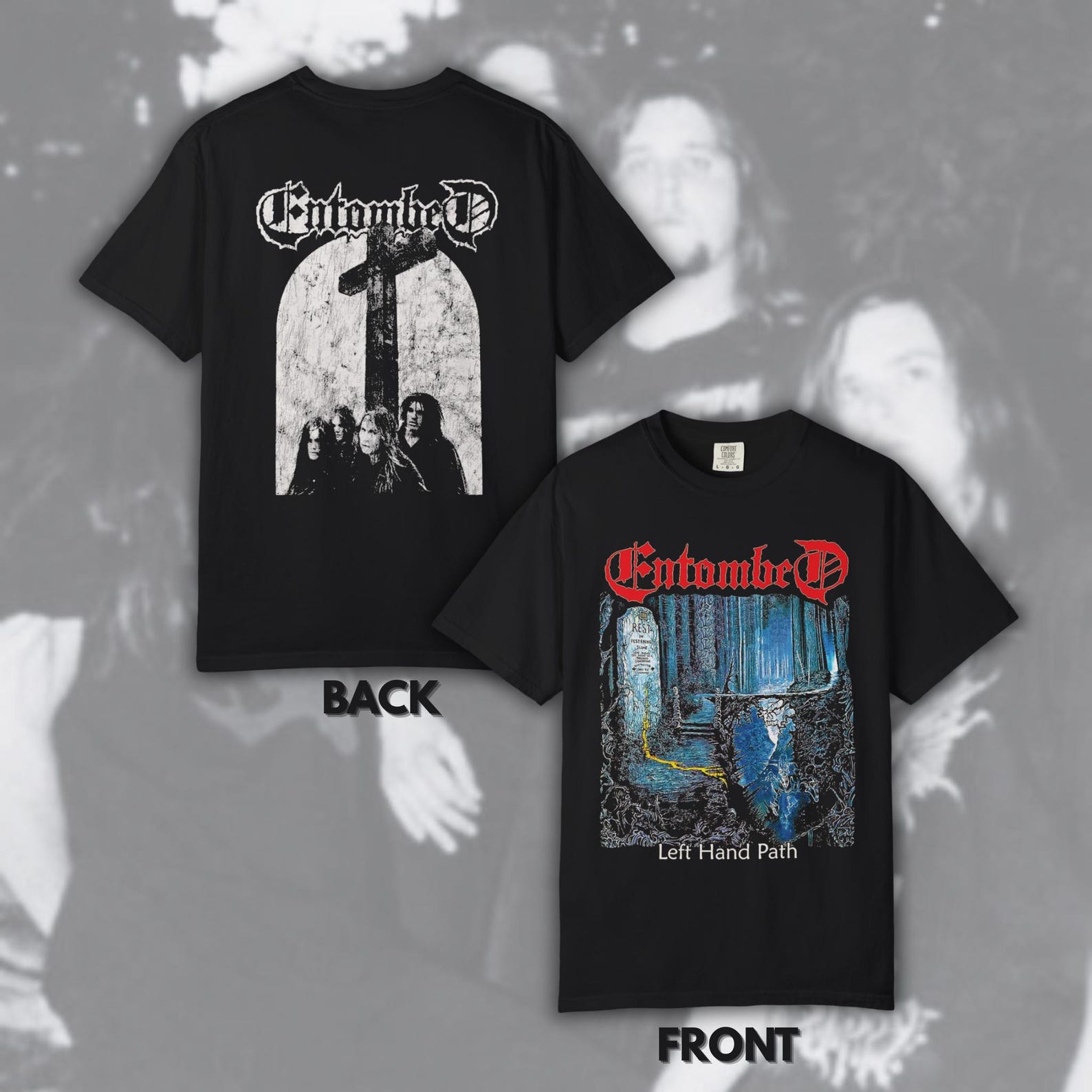 Entombed - Left Hand Path 1 | Size- S, M, L, XL, 2-4 XL XL