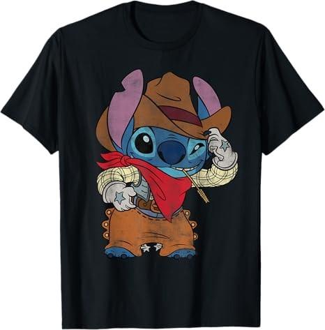 Stitch Cooy Costume Black TShirt S