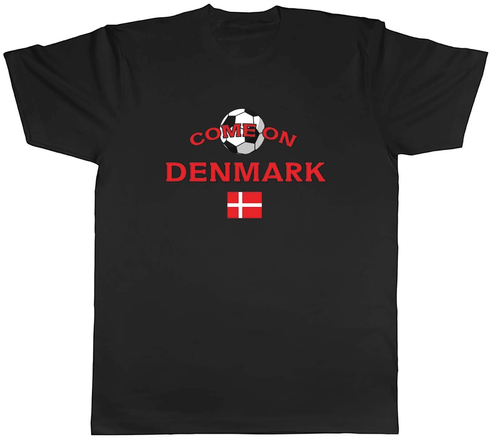 Mens T Shirt Denmark Football Come On Sports Unisex Tee Gift XL