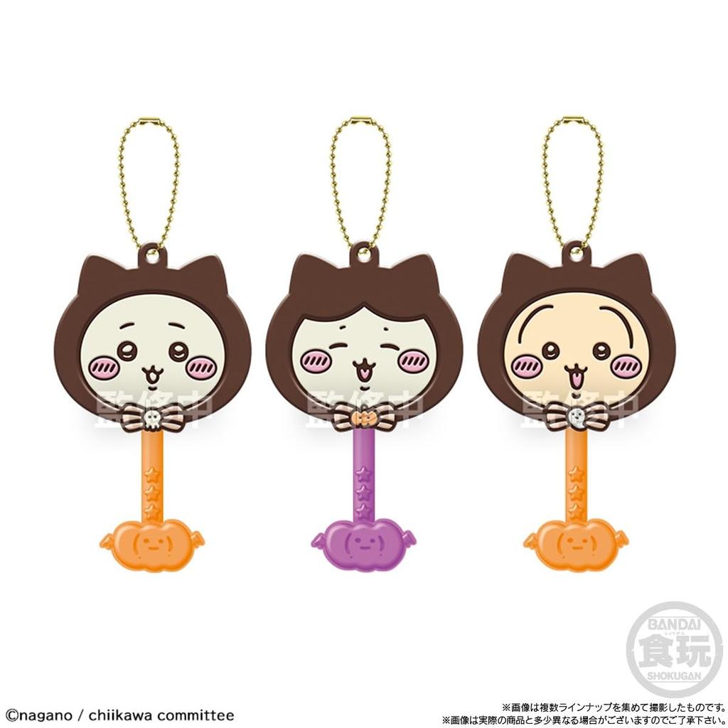 BANDAI Lollipop Chocolate Charm Chiikawa Black Cat Chewing Gum Candy Toy Set of Everyone's [Box 12]