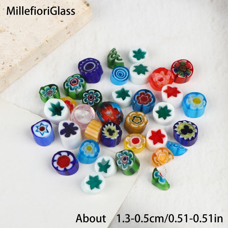 Fusing Dichroic Millefiori Confetti Opal Glass Materials For Microwave Kiln / Glass Jewerly Diy