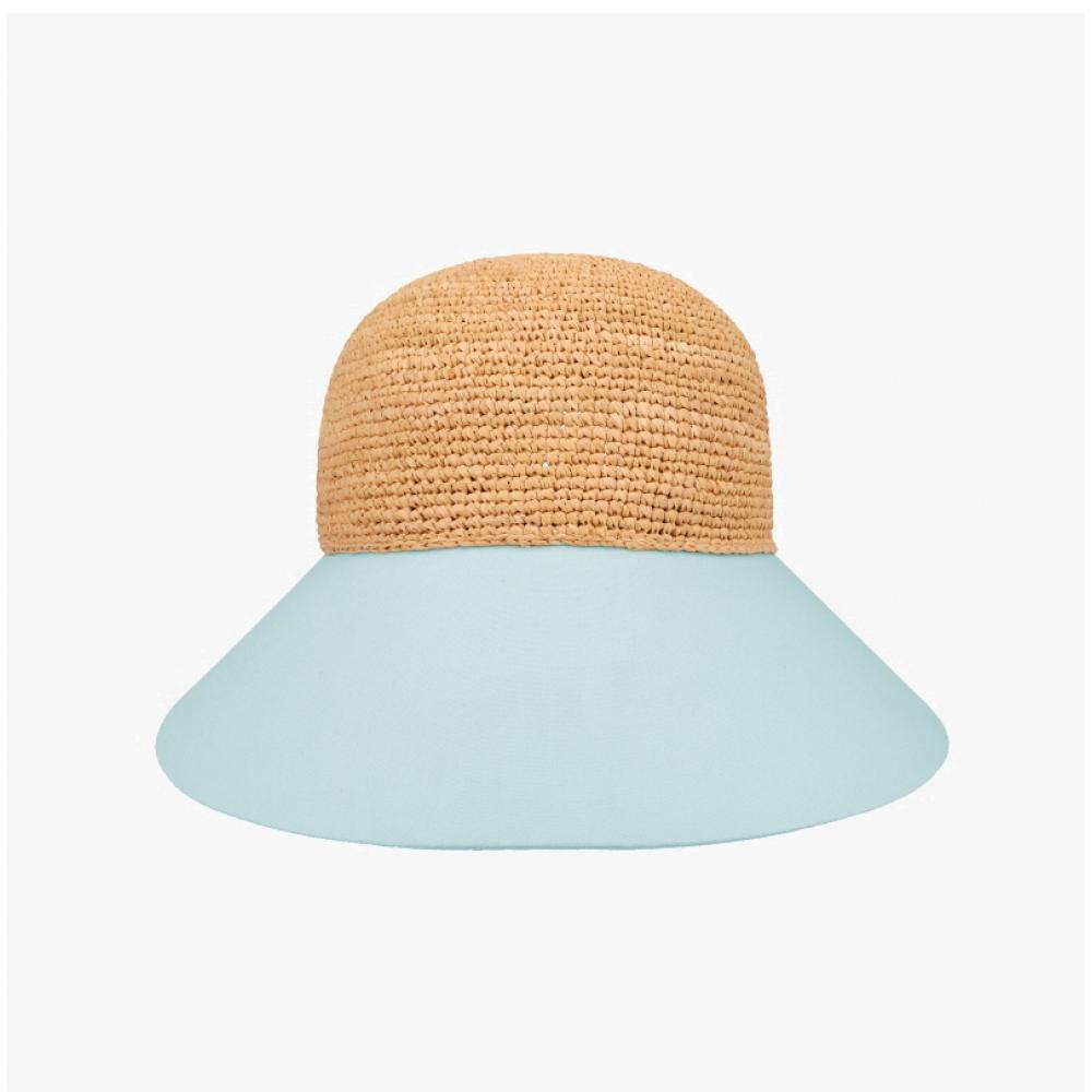 Helen Kaminski Blaze Natural Breeze White Visor Hat50530