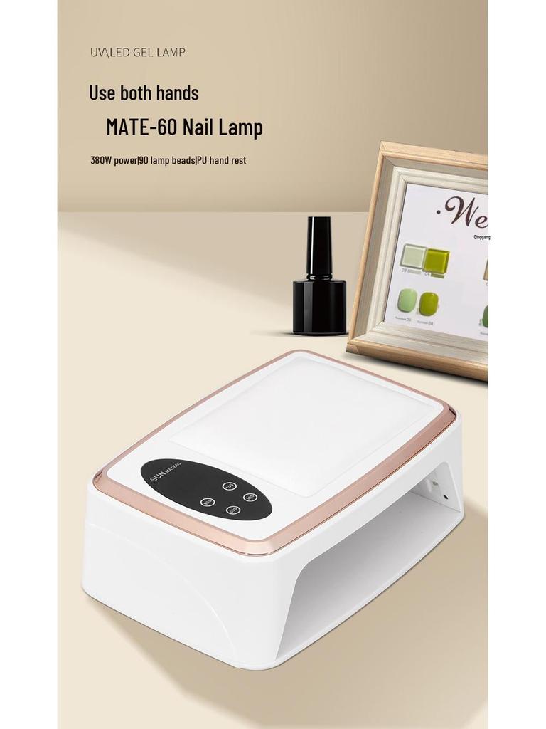 High-Power Wearable UV Nail Lamp & Hand Pillow for Nail Salon