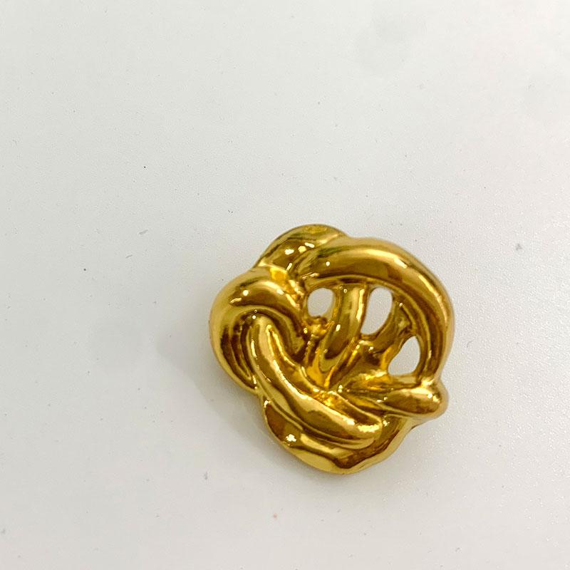 Vintage Metal Buttons For Clothing Designers Diy Crafts Supplies Jacket Embellishment Garments Glitter Sewing Accessories 10pcs