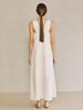 PADO SEOUL Women'S Peplum Long Dress Ivory