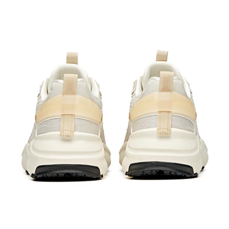 New Anta Cushioning Anti-Slip Wear-Resistant Breathability Low-Top Sports Casual Shoes Women's Light Beige 922118881-1