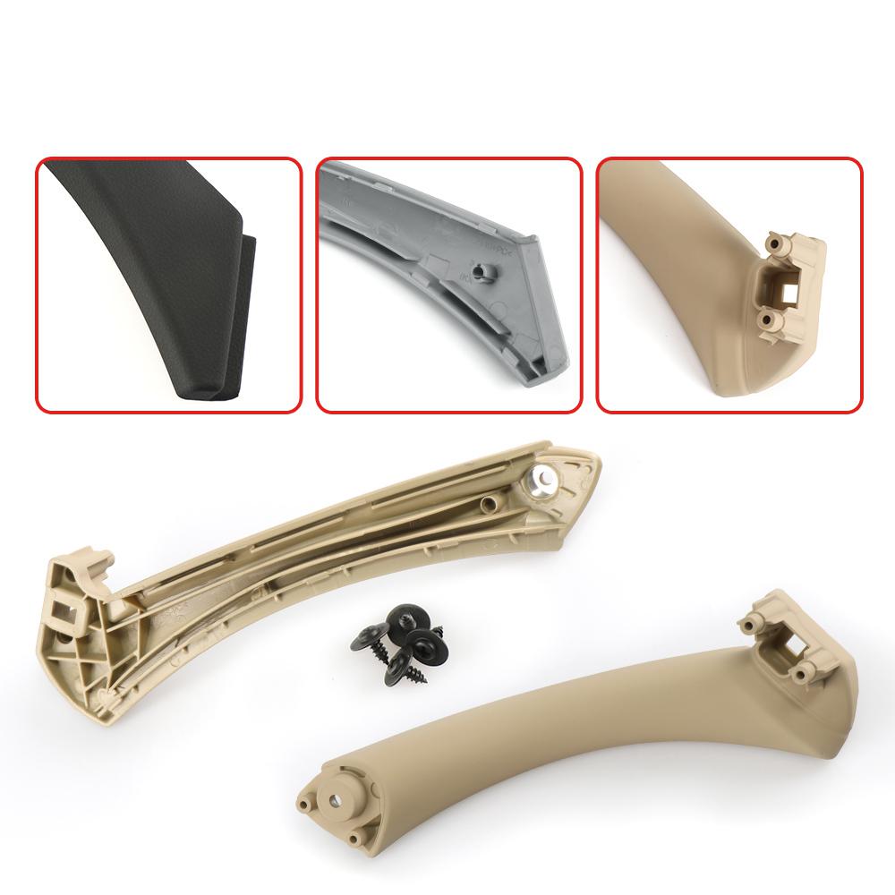 Car Passenger Left Right Side Interior Door Pull Handle with Cover Trim For BMW 3 Series E90 E91 E92 316i 318i 320i 325i 328i