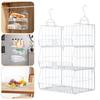 Fenghome Hanging Rack, Set of 3, Closet Storage, Foldable, 2025 New Design, Clothes Storage, Multiple Connectable Shelves, Compact Folding, Large Capa