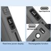 Waist Clip Fan Portable Mini Hanging Neck Fan USB Rechargeable Small Outdoor Travel Camping Waist Fan with Power Bank LED Light