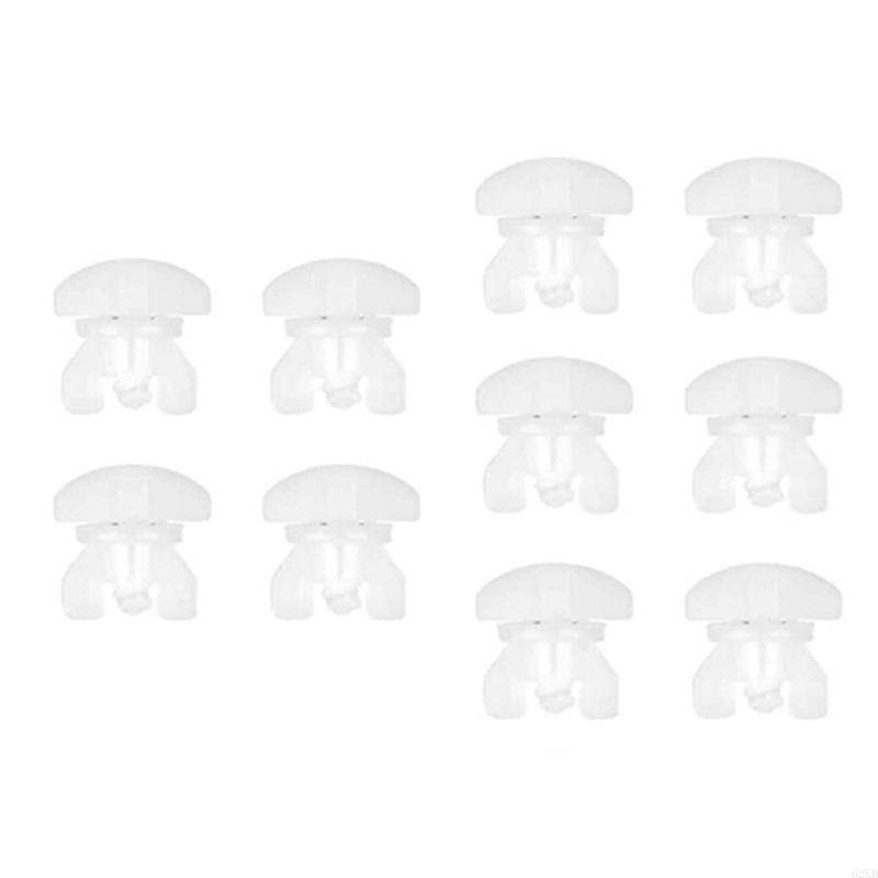 62KD 10Pcs Universal Curtain Track Stop for Enhanceds Home Comfort and Professional