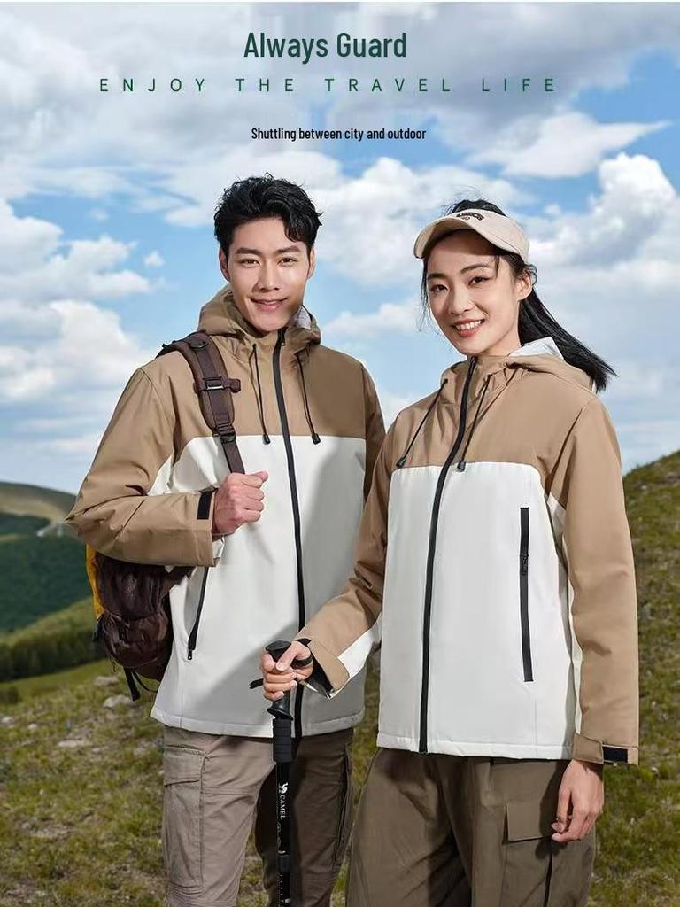 Grafen Vindjacka: Unisex Vinter Arbetsjacka, Förtjockad Varm & Vindtät Bomull för Arbetsskydd