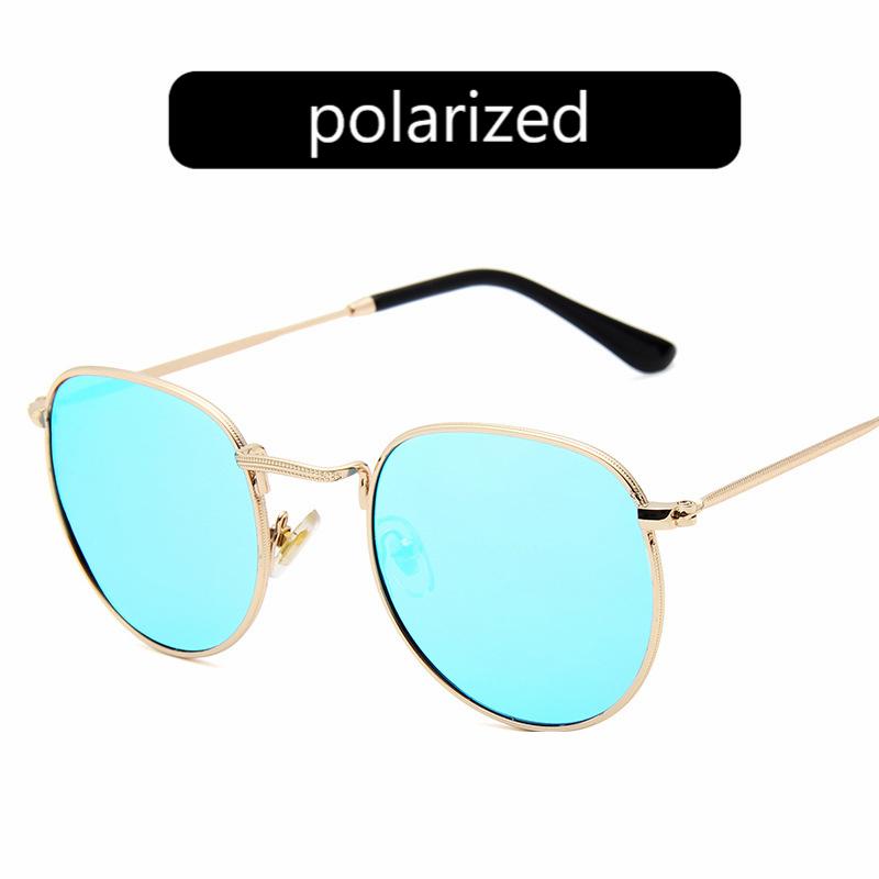 Luxury Vintage Round Sunglasses Women Designer Fashion Mirror UV400 Sun Glasses For Lady Eyewear Female Brand
