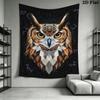 3D Animal Wall Tapestry Aesthetic Wall Hanging Printed Fabric Blanket Decorative Tapestries for Bedroom Living Room Home Decor