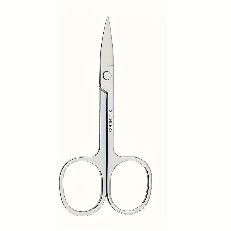 Professional Stainless Steel Eyebrow Scissors Sharp Blades for Precise Facial Hair, Eyebrows Beard, Nose Nail & Foot Grooming