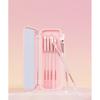 Coringco Pink Pocket Eye Brush Set 6p