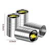 4pcs Car Metal Wheel Tire Valve Caps Cover For Chevrolet Cruze Spark Onix Captiva Sonic Spark Sail Aveo Aveo Trax Impala Camaro