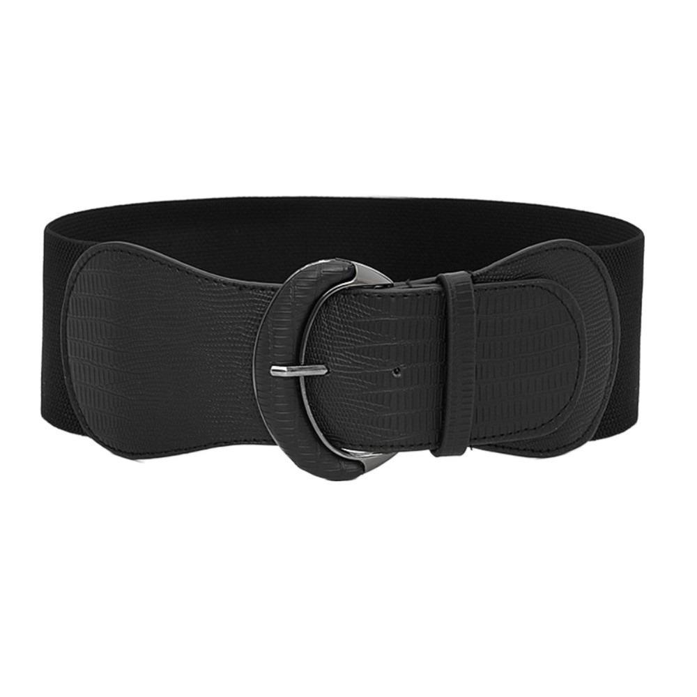 Trendy Design PU Wide Belts Bright Color Pin Buckle Belt Fashion Belt  Women's Wear