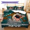 Tazmanian Devil Pattern Bedding,Quilt Set Quilt Cover Pillowcase Home Birthday Gift (1 * duvet cover + 2 * pillowcase, without core)