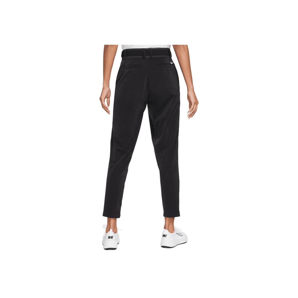 Nike Dri Fit Uni Logo Gerades Bein Hohe Taille Freizeithose Damen Hose Schwarz DO6785-010