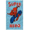 100% Cotton Printed Bath Towel - SPIDERMAN SKETCHES - Blue/Red - 70x120cm