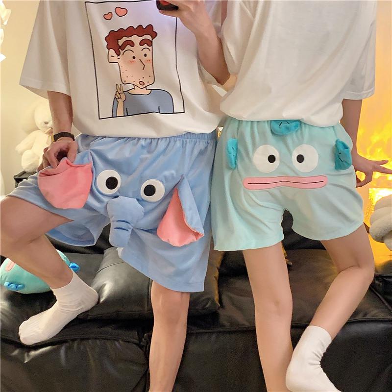 3D Cute Elephant Shorts - Unisex Summer Pajama Pants