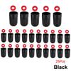 Black Plastic Tire Valve Stem Caps for TR20008 TPMS Universal Tire Valve Long Caps for Car Truck SUV Bike and Motorcycle Valve Stems 1