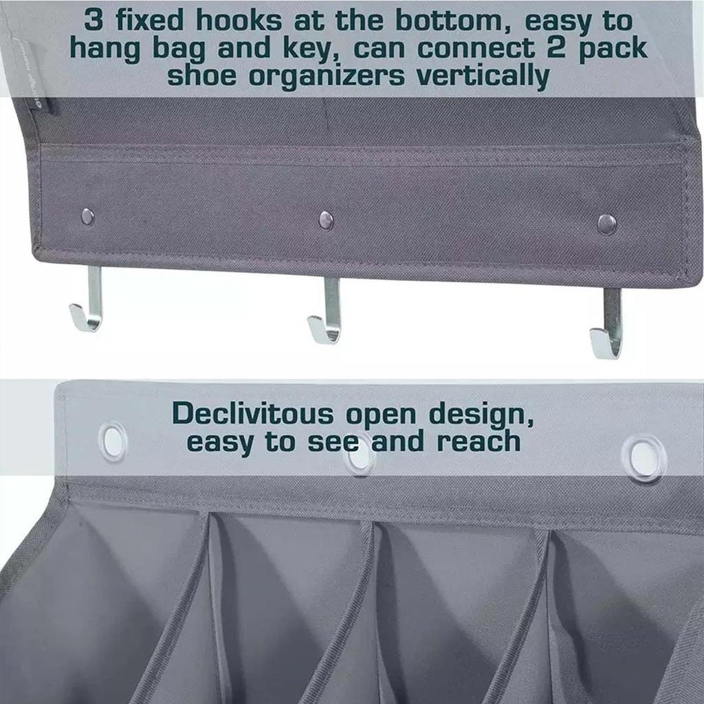 Wall-Mounted Multi-Layer Hanging Organizer for Shoes and Sundries