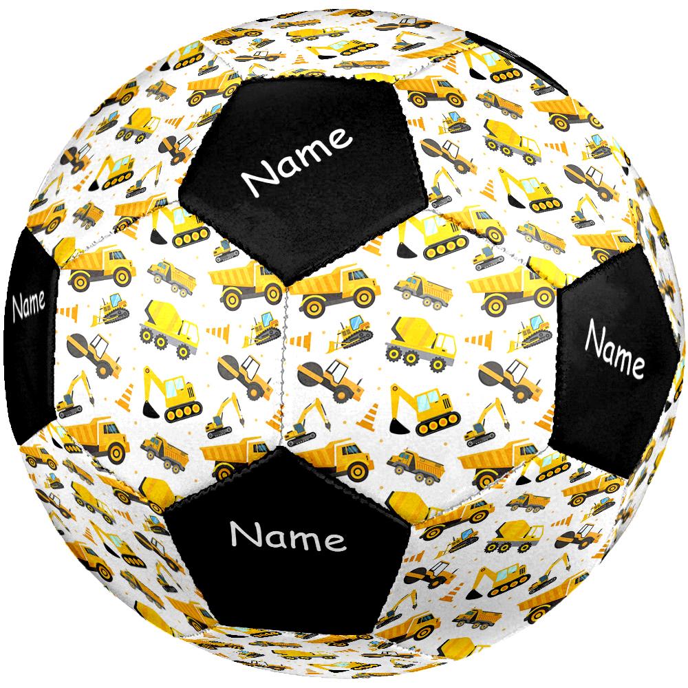 Custom Name excavator Theme Size 5 Soccer Ball, Suitable for Both Indoor and Outdoor Matches, a Gift Suitable for Everyone.