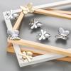 1pc Furniture Hardware Butterfly Bee Door Pulls Wardrobe Pulls Cabinet Drawer Cabinet Door Handle Zinc Alloy Single Hole