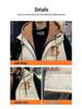 Men's Winter Two-Piece Look Vest: Thickened Down Cotton Casual Cape Coat