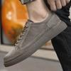British Men Genuine Leather Casual Shoes Breathable Walking Flats New Fashion Lace-up Designer Sneakers Antiskid Outdoor Shoes