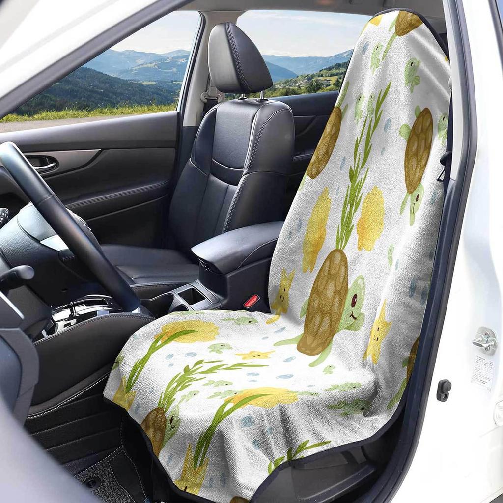 Universal Ocean Seat Towel Protector for Car Front Seats - Ideal for Gym & Exercise, All-Season Use