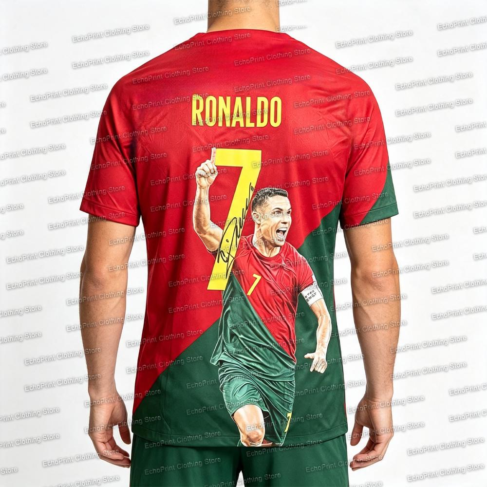 Ronaldo 7 Fans Football Jersey Mens Womens Quick Dry Breathable Short Sleeve Tee Summer Sports Fashion Soccer T-Shirts 2026