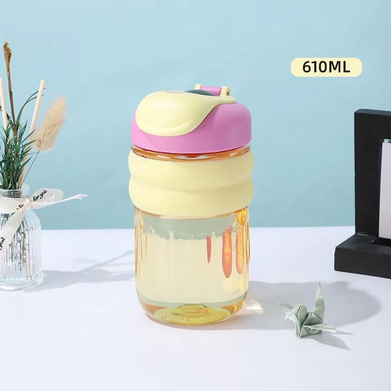 Large Capacity Plastic Cup, Student Portable Outdoor Hand Guard, High Temperature Resistant Direct Drinking Water Cup