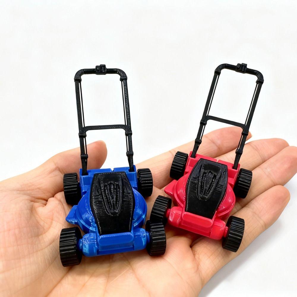 1:12 Dollhouse Mini Simulation Lawn Mower Miniature Courtyard Scene Accessories Lawn Repair Prop Model Garden Decor Furniture