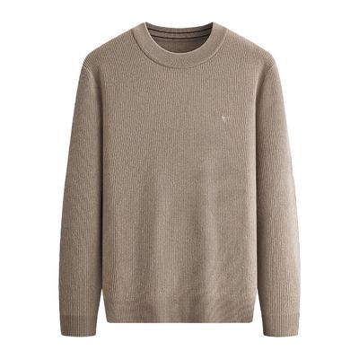Herren Pullover mit Rundhalsausschnitt aus Kaschmirmischung