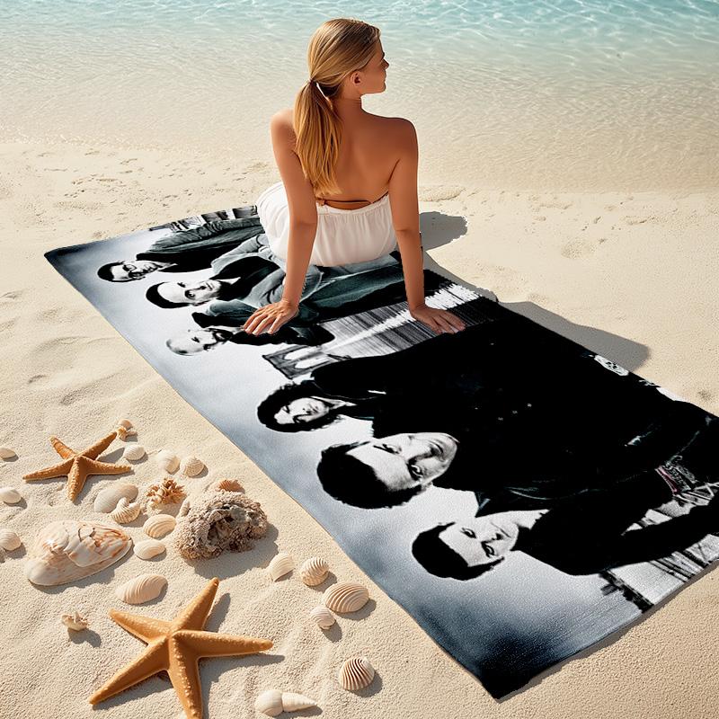 Till Lindemann, Lead Singer of the German Heavy Metal Rock Band Rammstein, Outdoor Camping Vacation Swimming Beach Scarf Decorative Blanket F2