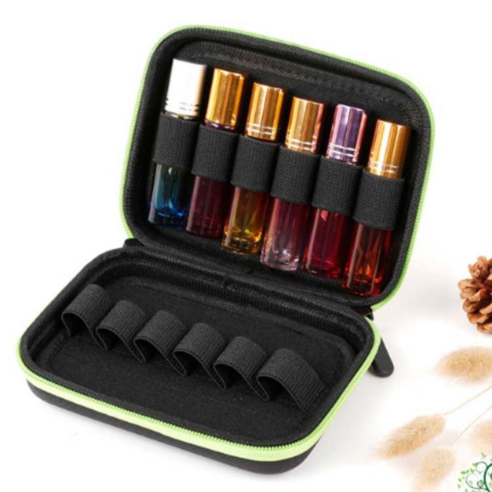 10ML Fassungsvermögen Ätherisches Öl Etui Stoßfest Parfümbox Praktische Aromatherapie Aufbewahrungstasche Reise