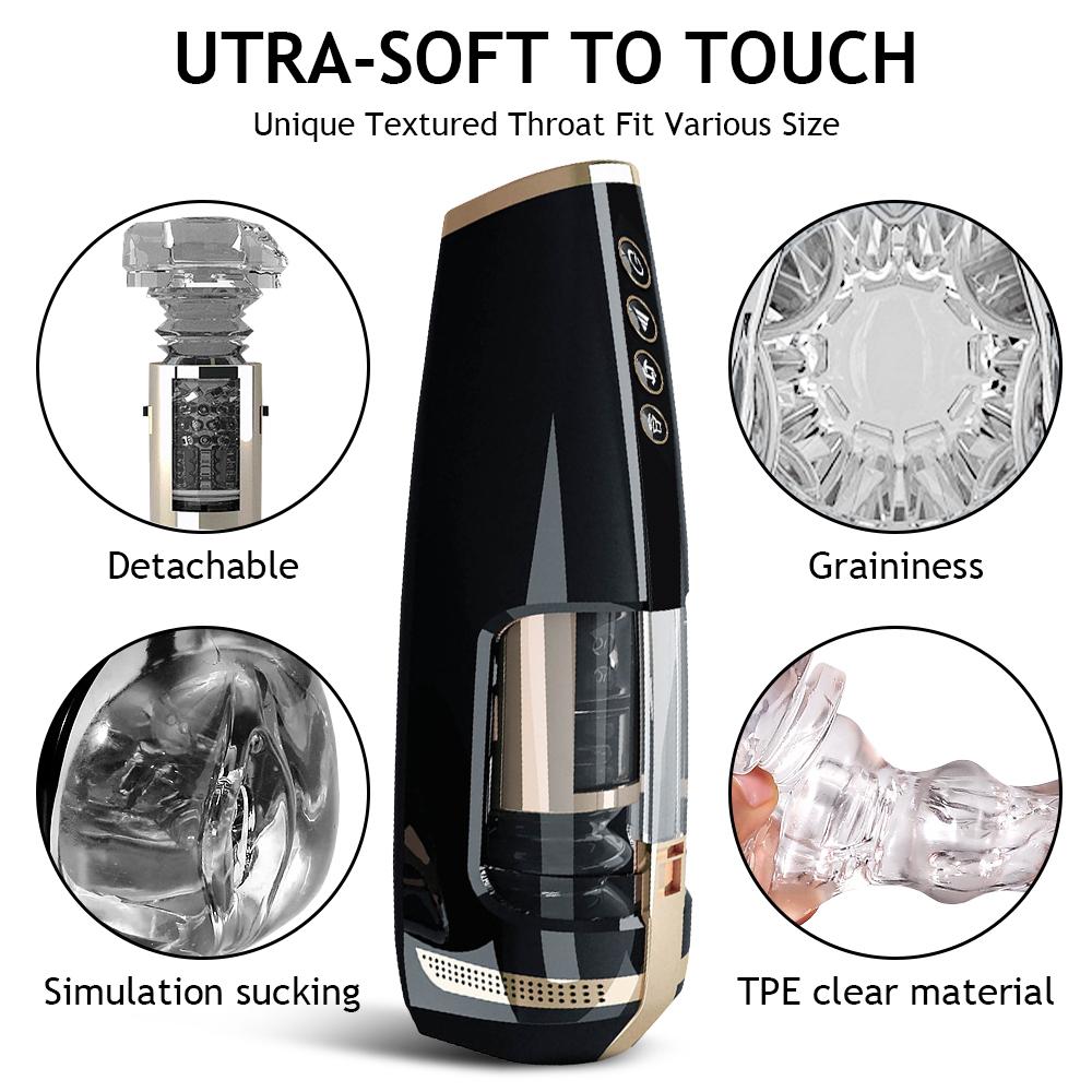 Automatic Thrusting Male Masturbator Penis Glans Stimulation Masturbation Cup Electric Pocket Pussy Stroker Toy Sex Toys For Men