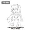 [Official] COSPA EVANGELION Shikinami Asuka Langley Line Art T-Shirt WHITE XL