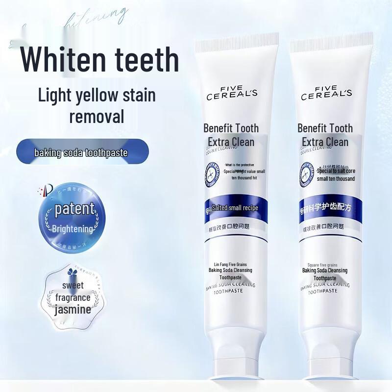 Korean Five Grains Baking Soda Whitening Toothpaste