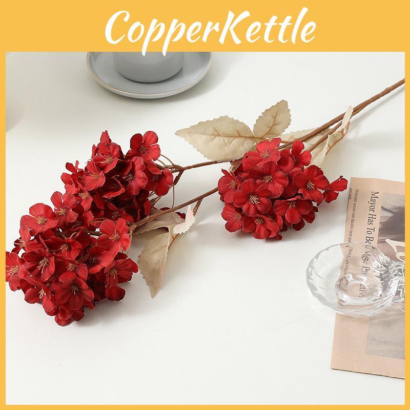 Simulation Flower Hydrangea Living Room Hotel Decoration Outdoor Accessories