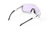 Ochelari de soare Kelion Cadru Alb Lucios Lentilă ImpactX 2 Fotocromatică Laser Violet Lentilă 144mm [RUDYPROJECT] SP857569-0000 Lățime