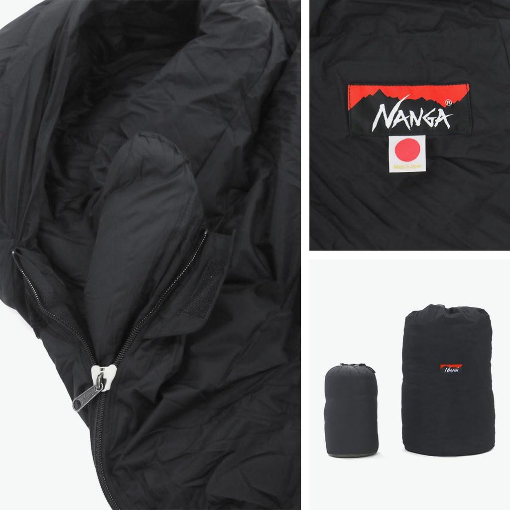 NANGA AURORA TEX SQUARE FOOT 800 Sleeping Bag BLK [NANGA] NS2443-2A020