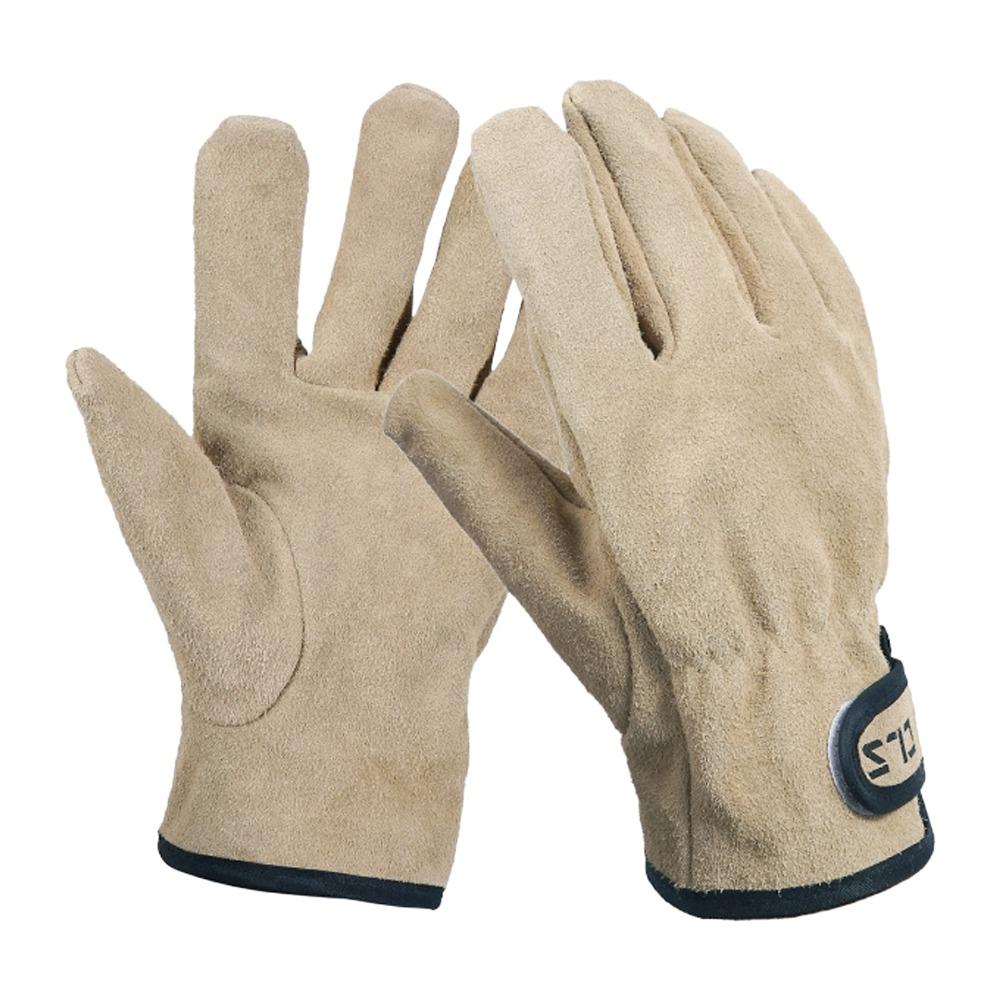 1 Pair Wear Proof BBQ Gloves Thick Work Gloves Sturdy Outdoor Heat Proof Gloves For BBQ Grilling