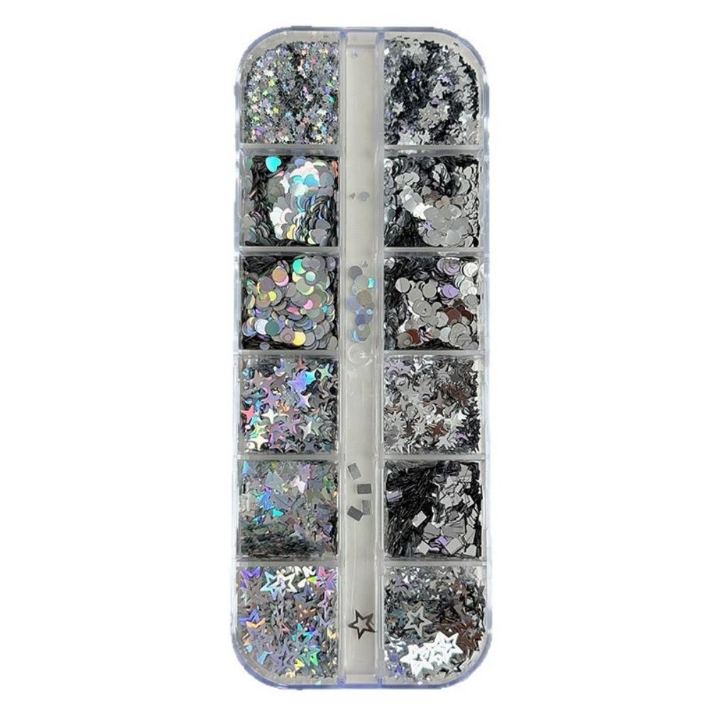 Star Nail Art Sequins Kit Polka Dots Nail Charms Decorations Manicure Accessories
