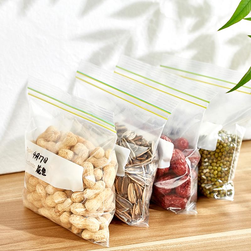 Thickened Food-Grade Storage Bags with Double Ribs: Ideal for Refrigeration, Freezing & Fresh-Keeping